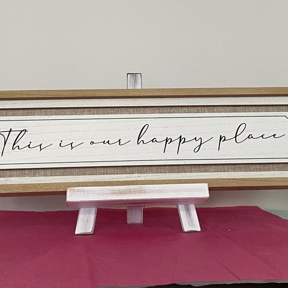 Ashland Spring Warm Heritage " This Is Our Happy Place” Wall Plaque - Picture 4 of 5